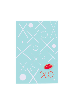 Lips Pin + Postcard