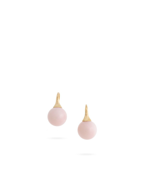 Marco Bicego® Africa Boule Collection 18k Yellow Gold And Pink Opal French Wire Earrings