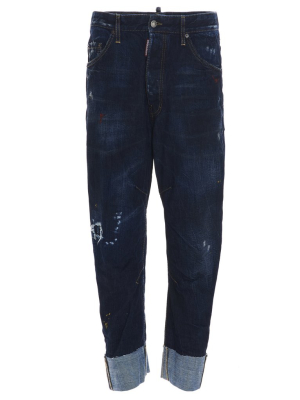 Dsquared2 Distressed Cropped Jeans