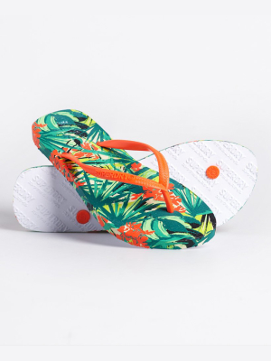 Super Sleek All Over Print Flip Flops