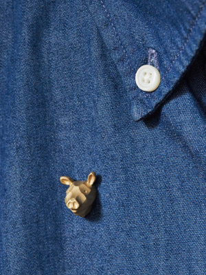 Brass Pig Pin