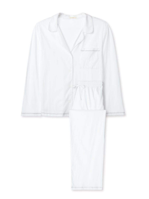 Eberjey Romy Organic E/day Pj Set White