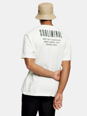 Ecru Subliminal Wash T-shirt