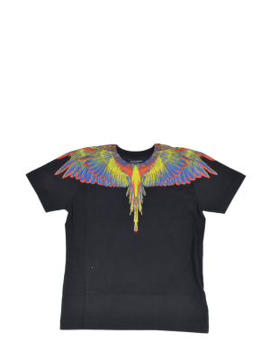 Marcelo Burlon County Of Milan Kids Wings Printed T-shirt