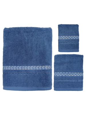 3pc Dash Bath Towel Set - Allure Home Creations