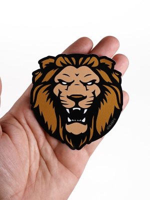 Lion Face Sticker