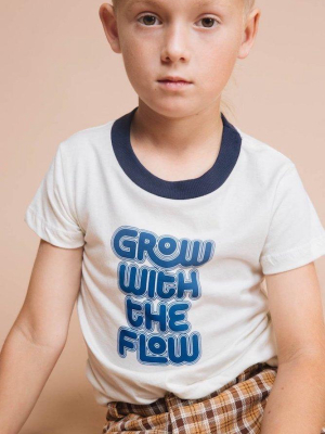 The Bee & The Fox Kids Shirt- Grow With The Flow