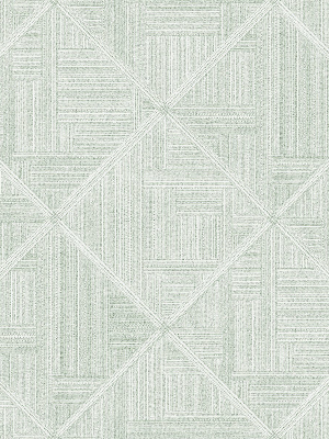 Cade Green Geometric Wallpaper From The Scott Living Ii Collection By Brewster Home Fashions