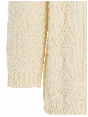 Maison Margiela Crewneck Cable Knit Jumper