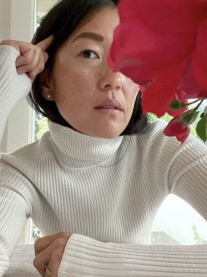 The Italian Merino Rib Turtleneck