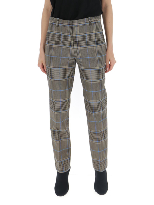 Givenchy Checked Cigarette Trousers