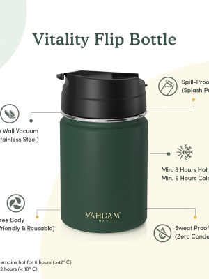 Vitality Flip Bottle Insulated (green)