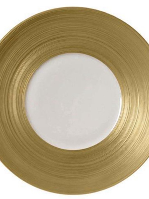 Hemisphere Gold Dinner Plate