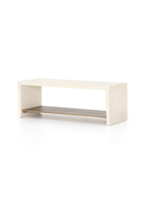 Hugo Bench - Parchment White