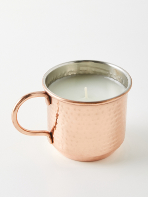 Simmered Cider Copper Mug Candle