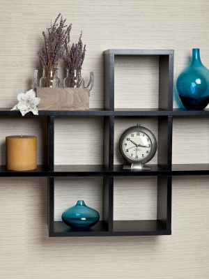 31" X 23" Seven Decorative Cube Display Shelf - Danya B.