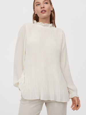 Pleated Blouse