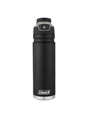 Coleman 24oz Autoseal Free Flow Stainless Steel Insulated Water Bottle -black