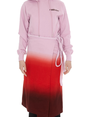 Amush Dip-dye Longline Hoodie