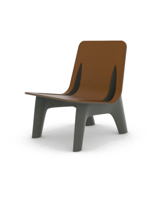 J-chair Lounge: Leather Seat