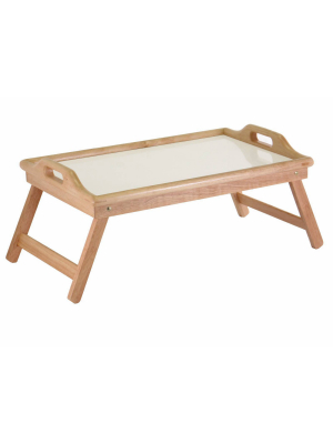 Sherwood Breakfast Bed Tray Natural/white - Winsome