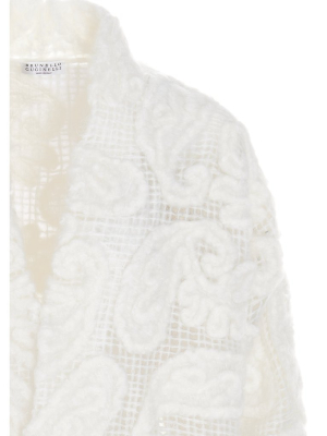 Brunello Cucinelli Knitted Drawstring Cardigan