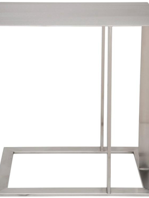 Nuevo Celine Side Table - Silver