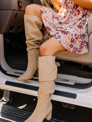 Big Attitude Taupe Brown Boots