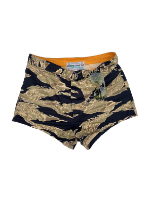 Scuba Trunks: Gold Tiger Stripe Camo