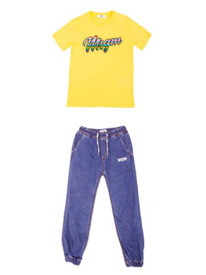 Yellow Msgm T-shirt