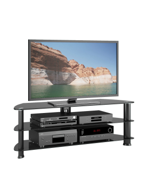 Corner Tv Stand Corliving Black