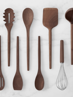 Williams Sonoma Ultimate Walnut Utensils, Set Of 8