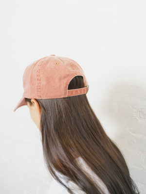 Washed Cotton 6-panel Cap Orange