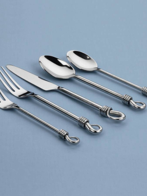 Gourmet Settings 20pc Twist Flatware Set