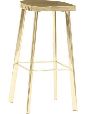 Icon Bar Stool, Gold