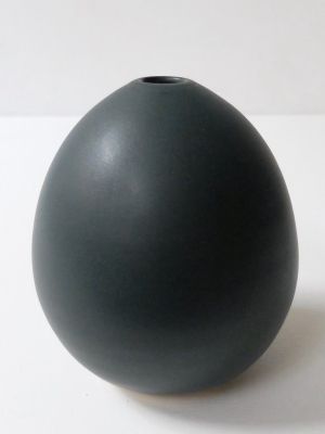 Christiane Perrochon Vase Egg - Matt Pine Green
