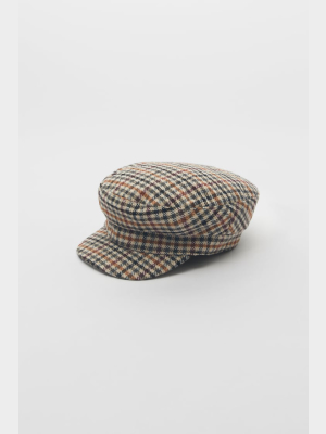 Houndstooth Skipper Cap