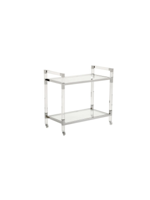 Acrylic Bar Cart