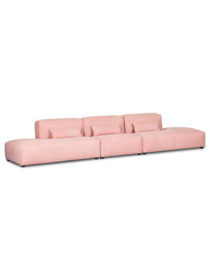 3pc Tourbino Armless Modular Sofas - Poly & Bark