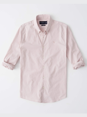 Super Slim Poplin Shirt