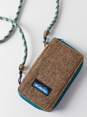 Kavu Go Time Tweed Crossbody Wallet