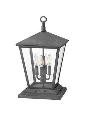 Outdoor Trellis Post Lantern