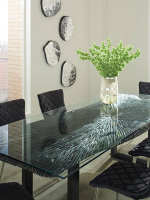 Chainsaw Dining Table With Glass