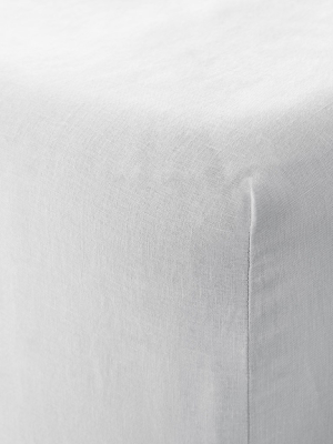 Stonewashed Linen Fitted Sheet