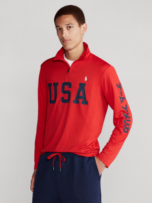 Team Usa One-year-out Mesh Pullover