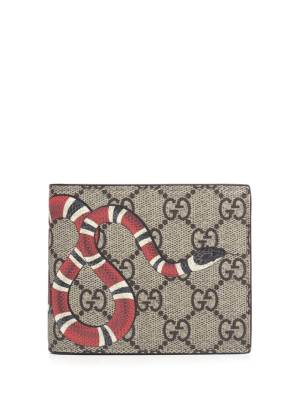 Gucci King Snake Gg Supreme Wallet