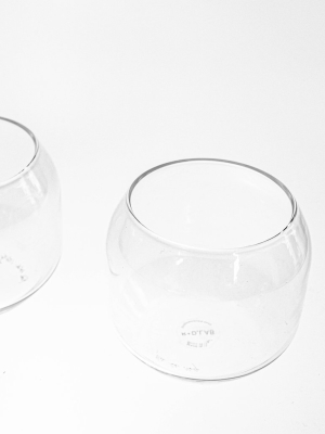 Velasca Aqua Glass In Clear