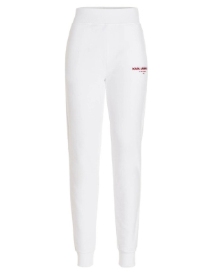 Karl Lagerfeld Logo Embroidered Sweat Pants