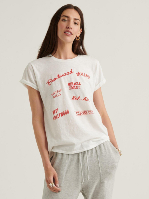 Lucky Brand Womens La Destinations Tee