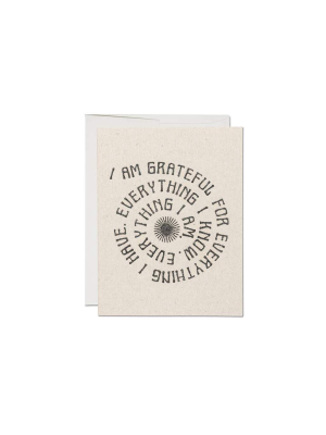 Grateful For Everything Card